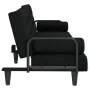 Sofá cama con reposabrazos tela negro by , Sofas - Ref: Foro24-351939, Price: 277,70 €, Discount: %