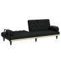 Sofá cama con reposabrazos tela negro by , Sofas - Ref: Foro24-351939, Price: 277,70 €, Discount: %