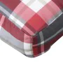 Cojines para palets 2 unidades tela a cuadros rojos von , Kissen für Stühle und Sofas - Ref: Foro24-360702, Preis: 51,40 €, R...