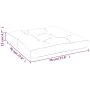 Cojines para palets 2 unidades tela a cuadros rojos von , Kissen für Stühle und Sofas - Ref: Foro24-360702, Preis: 51,40 €, R...