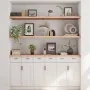 Estante de pared madera maciza roble sin tratar 160x60x(2-4) cm by , Shelves and shelves - Ref: Foro24-363594, Price: 109,35 ...