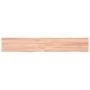 Estante pared madera roble tratada marrón claro 180x30x(2-6) cm de , Estantes y estanterías - Ref: Foro24-363717, Precio: 56,...
