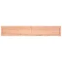 Estante pared madera roble tratada marrón claro 180x30x(2-6) cm de , Estantes y estanterías - Ref: Foro24-363717, Precio: 56,...