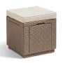 Keter Puf cubo de almacenamiento con cojín capuchino by , Outdoor storage boxes - Ref: Foro24-408952, Price: 72,68 €, Discoun...