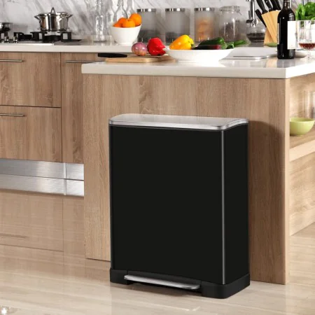 EKO Cubo de pedal E-Cube 50 L negro mate von , Abfallbehälter - Ref: Foro24-440031, Preis: 177,98 €, Rabatt: %