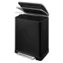 EKO Cubo de pedal E-Cube 50 L negro mate von , Abfallbehälter - Ref: Foro24-440031, Preis: 177,98 €, Rabatt: %