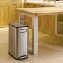 EKO Cubo de pedal Ecofly 45 L plateado mate von , Abfallbehälter - Ref: Foro24-440019, Preis: 155,88 €, Rabatt: %