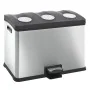 EKO Cubo de basura de pedal Rejoice 3x12 L plateado mate von , Abfallbehälter - Ref: Foro24-440033, Preis: 115,11 €, Rabatt: %
