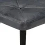 Sillón orejero con reposapiés cuero auténtico gris by , Armchairs - Ref: Foro24-339665, Price: 109,09 €, Discount: %