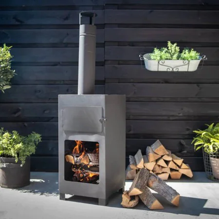 Esschert Design Estufa de terraza con horno de pizza negro von , Kamine - Ref: Foro24-444906, Preis: 267,74 €, Rabatt: %