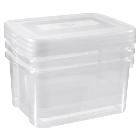 Curver Juego de cajas de almacenamiento Handy 3x25L transparente von , Aufbewahrungskörbe - Ref: Foro24-443853, Preis: 42,80 ...
