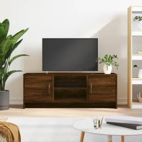 Mueble para TV madera de ingeniería roble marrón 102x30x37,5 cm de , Muebles TV - Ref: Foro24-823260, Precio: 60,02 €, Descue...