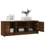 Mueble para TV madera de ingeniería roble marrón 102x30x37,5 cm de , Muebles TV - Ref: Foro24-823260, Precio: 60,02 €, Descue...