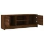 Mueble para TV madera de ingeniería roble marrón 102x30x37,5 cm de , Muebles TV - Ref: Foro24-823260, Precio: 60,02 €, Descue...