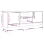 Mueble para TV madera de ingeniería roble marrón 102x30x37,5 cm de , Muebles TV - Ref: Foro24-823260, Precio: 60,02 €, Descue...