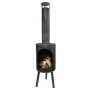 Esschert Design Calentador de terraza redondo negro by , Chimneys - Ref: Foro24-441000, Price: 189,18 €, Discount: %