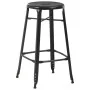 Taburetes de cocina 6 unidades acero negro by , Kitchen stools - Ref: Foro24-3054559, Price: 452,79 €, Discount: %