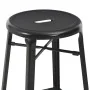 Taburetes de cocina 6 unidades acero negro by , Kitchen stools - Ref: Foro24-3054559, Price: 452,79 €, Discount: %