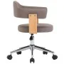 Sillas comedor giratorias 4 uds madera curvada tela gris taupe de , Sillas de comedor - Ref: Foro24-3054906, Precio: 586,80 €...