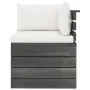 Sofá de palets de jardín 2 plazas y cojines madera maciza pino by , Garden sets - Ref: Foro24-3061733, Price: 260,62 €, Disco...
