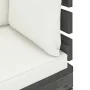 Sofá de palets de jardín 2 plazas y cojines madera maciza pino by , Garden sets - Ref: Foro24-3061733, Price: 260,62 €, Disco...
