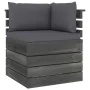 Sofá de palets de jardín 2 plazas y cojines madera maciza pino by , Garden sets - Ref: Foro24-3061731, Price: 227,53 €, Disco...