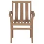 Sillas de jardín 2 uds madera teca con cojines a cuadros rojos von , Gartenstühle - Ref: Foro24-3062221, Preis: 250,41 €, Rab...