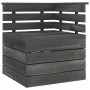 Muebles palets de jardín 7 pzas madera maciza pino gris oscuro de , Conjuntos de jardín - Ref: Foro24-3063755, Precio: 427,20...