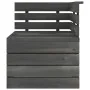 Muebles palets de jardín 7 pzas madera maciza pino gris oscuro de , Conjuntos de jardín - Ref: Foro24-3063755, Precio: 427,20...