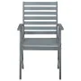 Sillas comedor de jardín 3 uds madera maciza acacia y cojines by , Garden chairs - Ref: Foro24-3064443, Price: 284,75 €, Disc...