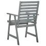 Sillas comedor de jardín 3 uds madera maciza acacia y cojines by , Garden chairs - Ref: Foro24-3064443, Price: 284,75 €, Disc...