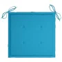 Sillas de jardín plegables 4 uds cojines madera maciza acacia de , Sillas de jardín - Ref: Foro24-3064567, Precio: 201,27 €, ...