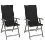 Sillas reclinables jardín y cojines 2 uds madera maciza acacia von , Gartenstühle - Ref: Foro24-3064705, Preis: 160,08 €, Rab...