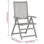 Sillas reclinables jardín y cojines 2 uds madera maciza acacia von , Gartenstühle - Ref: Foro24-3064705, Preis: 160,08 €, Rab...