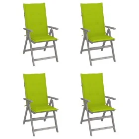 Sillas reclinables jardín y cojines 4 uds madera maciza acacia von , Gartenstühle - Ref: Foro24-3065388, Preis: 282,20 €, Rab...