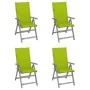 Sillas reclinables jardín y cojines 4 uds madera maciza acacia by , Garden chairs - Ref: Foro24-3065388, Price: 282,23 €, Dis...