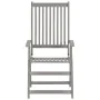 Sillas reclinables jardín y cojines 4 uds madera maciza acacia by , Garden chairs - Ref: Foro24-3065388, Price: 282,23 €, Dis...