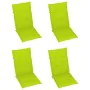 Sillas reclinables jardín y cojines 4 uds madera maciza acacia by , Garden chairs - Ref: Foro24-3065388, Price: 282,23 €, Dis...