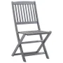 Sillas de jardín plegables 6 uds cojines madera maciza acacia de , Sillas de jardín - Ref: Foro24-3065439, Precio: 313,32 €, ...