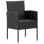 Juego de comedor de jardín 3 piezas negro de , Conjuntos de jardín - Ref: Foro24-3068724, Precio: 235,04 €, Descuento: %