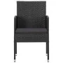 Juego de comedor de jardín 3 piezas negro de , Conjuntos de jardín - Ref: Foro24-3068724, Precio: 235,04 €, Descuento: %