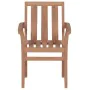 Sillas de jardín apilables 6 uds madera maciza teca con cojines von , Gartenstühle - Ref: Foro24-3073413, Preis: 769,80 €, Ra...
