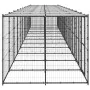 Perrera de exterior de acero con techo 29,04 m² von , Hundehütten und Zäune - Ref: Foro24-3082259, Preis: 2,00 €, Rabatt: %