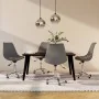 Sillas de comedor giratorias 4 unidades tela gris claro de , Sillas de comedor - Ref: Foro24-3085379, Precio: 223,79 €, Descu...
