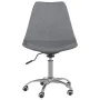 Sillas de comedor giratorias 4 unidades tela gris claro de , Sillas de comedor - Ref: Foro24-3085379, Precio: 223,79 €, Descu...