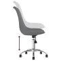 Sillas de comedor giratorias 4 unidades tela gris claro de , Sillas de comedor - Ref: Foro24-3085379, Precio: 223,79 €, Descu...