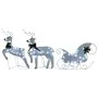 Decoración navideña de renos y trineo de jardín blanco 60 LED by , Christmas lights - Ref: Foro24-342682, Price: 51,88 €, Dis...