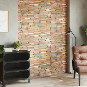 Paneles revestimiento pared 10 uds madera maciza teca 1,03 m² by , Wall covering - Ref: Foro24-326169, Price: 68,64 €, Discou...