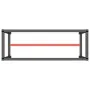 Estructura banco de trabajo metal negro y rojo mate 140x50x79cm by , Table legs - Ref: Foro24-151451, Price: 99,27 €, Discoun...
