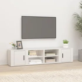 Muebles para TV 2 uds madera contrachapada blanco 80x31,5x36 cm von , TV-Möbel - Ref: Foro24-819437, Preis: 85,68 €, Rabatt: %